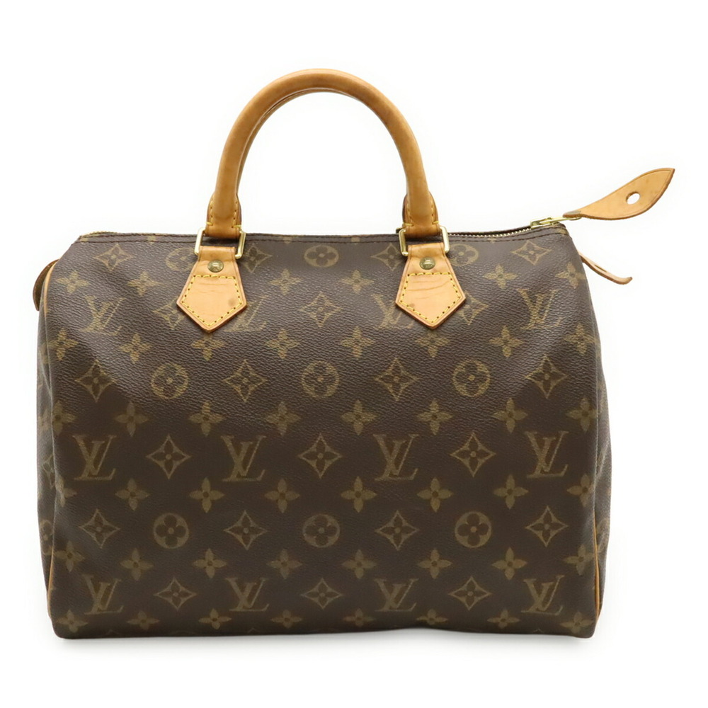 LOUIS VUITTON Brown Monogram Speedy 30 Bag